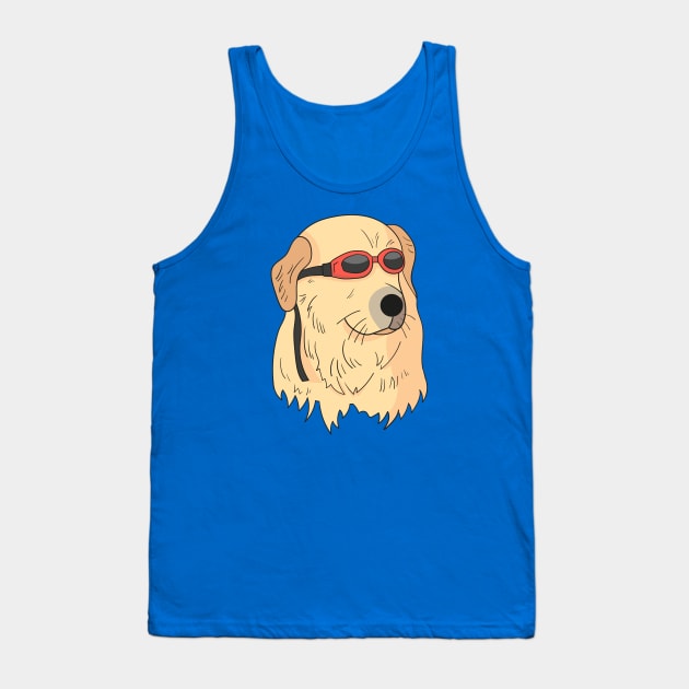 Swim goggles dog Tank Top by illuville